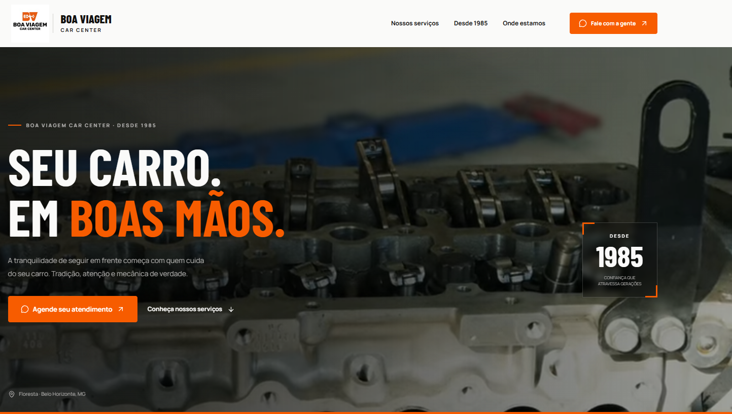 Prévia do projeto Boa Viagem Car Center