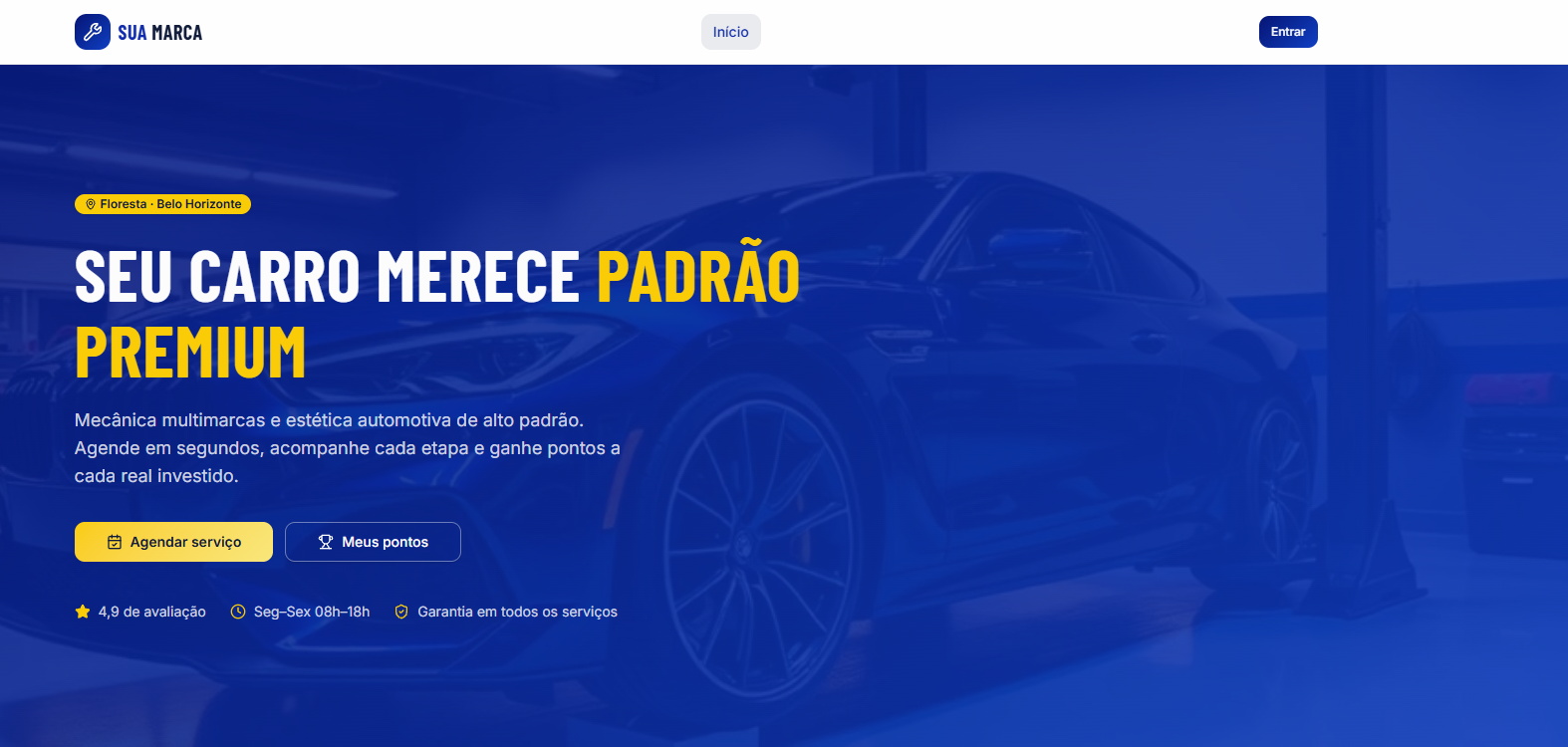 Prévia do projeto Gestão Auto Center